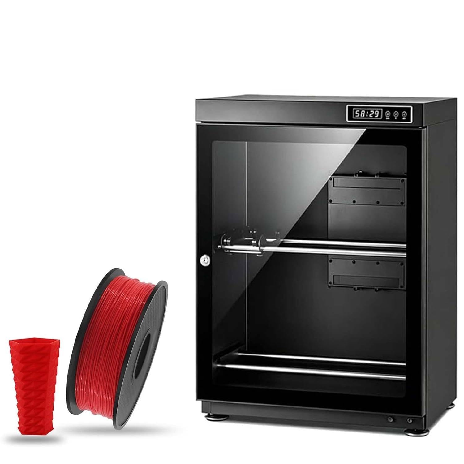 Armario deshumidificador Caja Almacenamiento para filamentos impresión 3D 70L | Rango de humedad HR 15%-60%, capacidad carga pesada 50 kg, apto para diversos tipos de filamentos de impresión 3D PLA, ABS