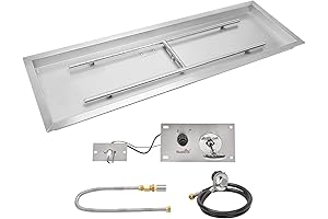 Stanbroil 48 inch Rectangular Fire Pit Insert