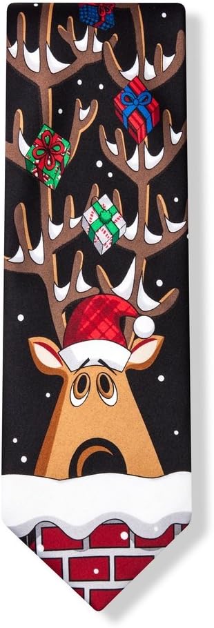 Reindeer Tie By Holidays In Polyester