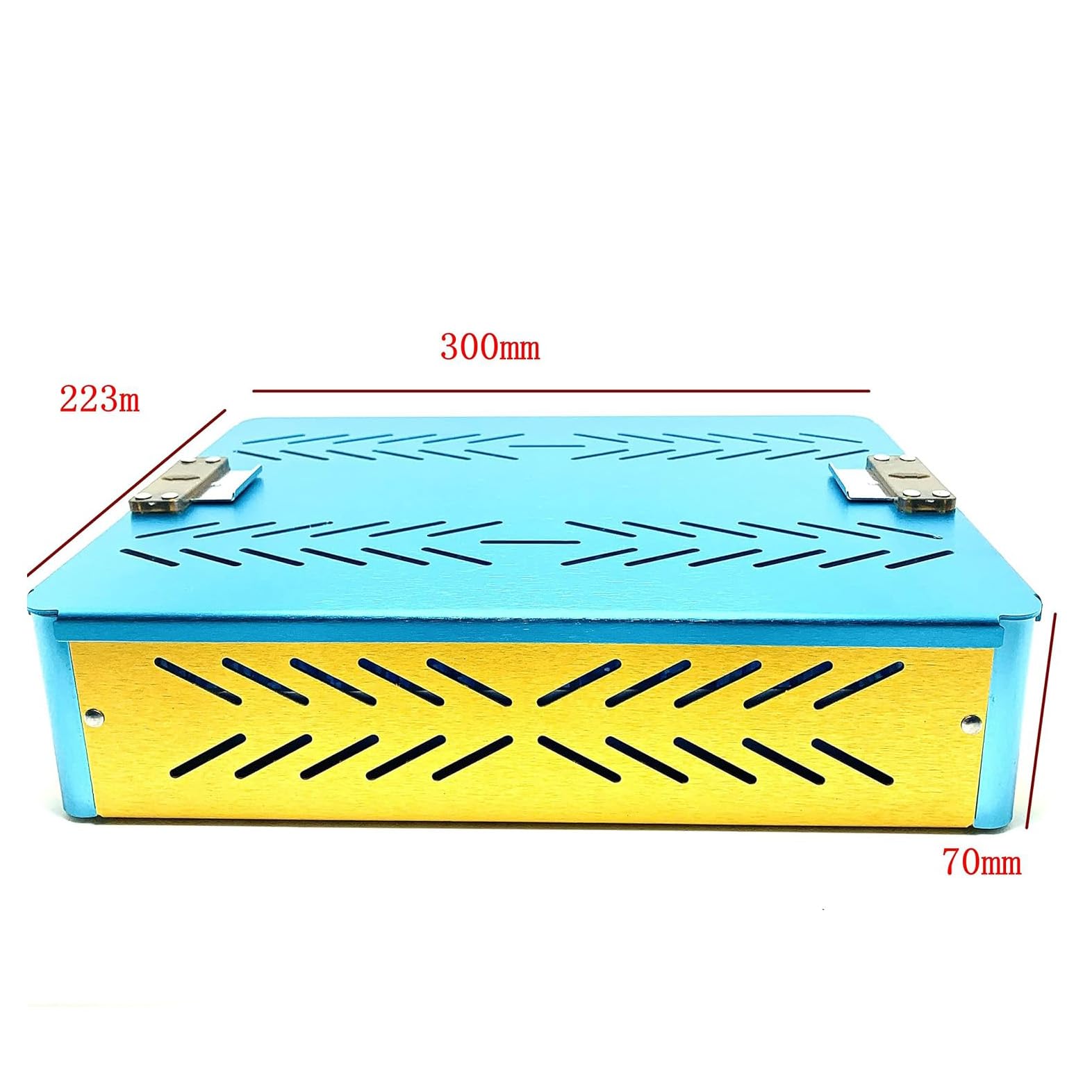Caja de esterilización de aluminio, instrumento quirúrgico médico, cesta de desinfección, bandeja de lavado ultrasónico, otorrinolaringología oftálmica