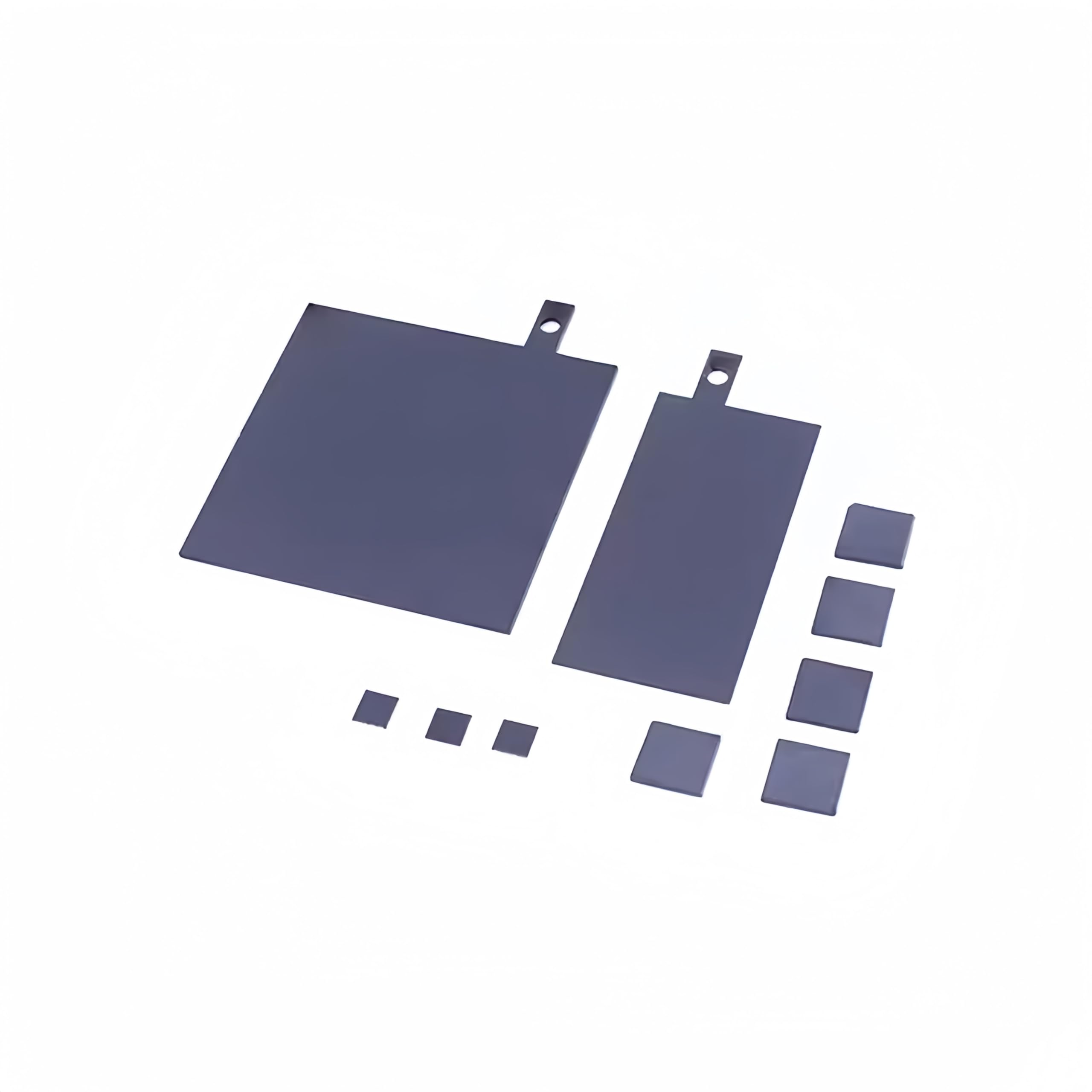 Boron Doped Diamond (BDD) Electrode for Water Treatment and Ozone Electrolysis - Silicon/Niobium Based, Pack of 1(20x20x1mm)