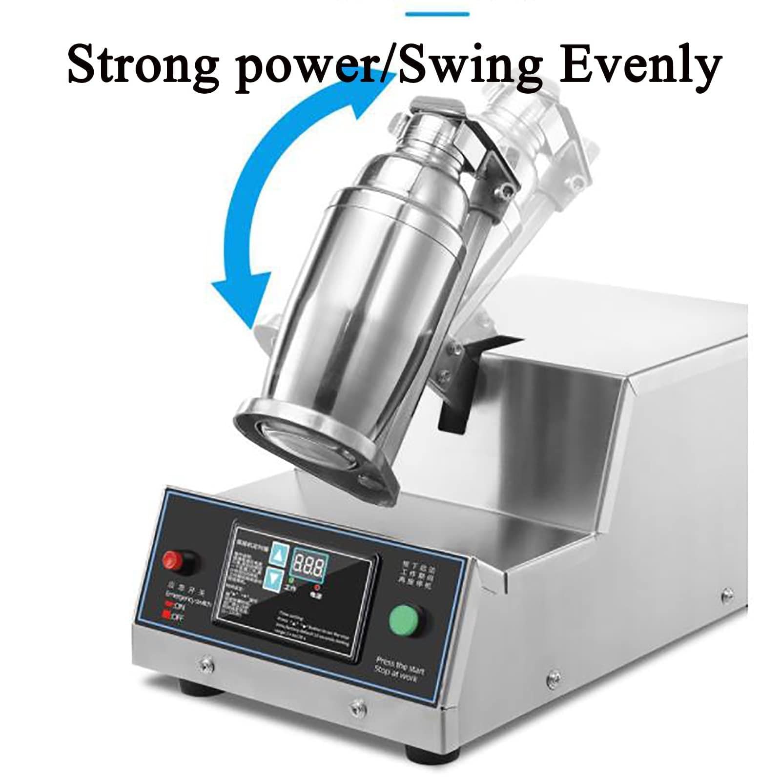 Coctelera eléctrica de 140 W con Temporizador Inteligente (0-120 s, 350-700 ml), para café, zumos y Batidos.