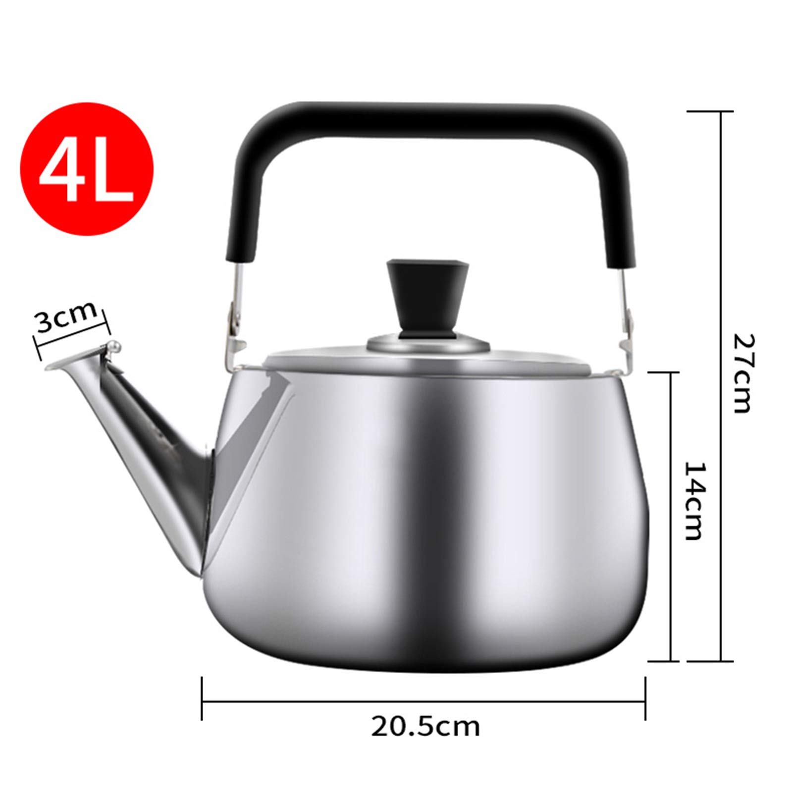 Amazon｜やかん おしゃれ-ヤカン 保温ホイッスルケトル4リットル5