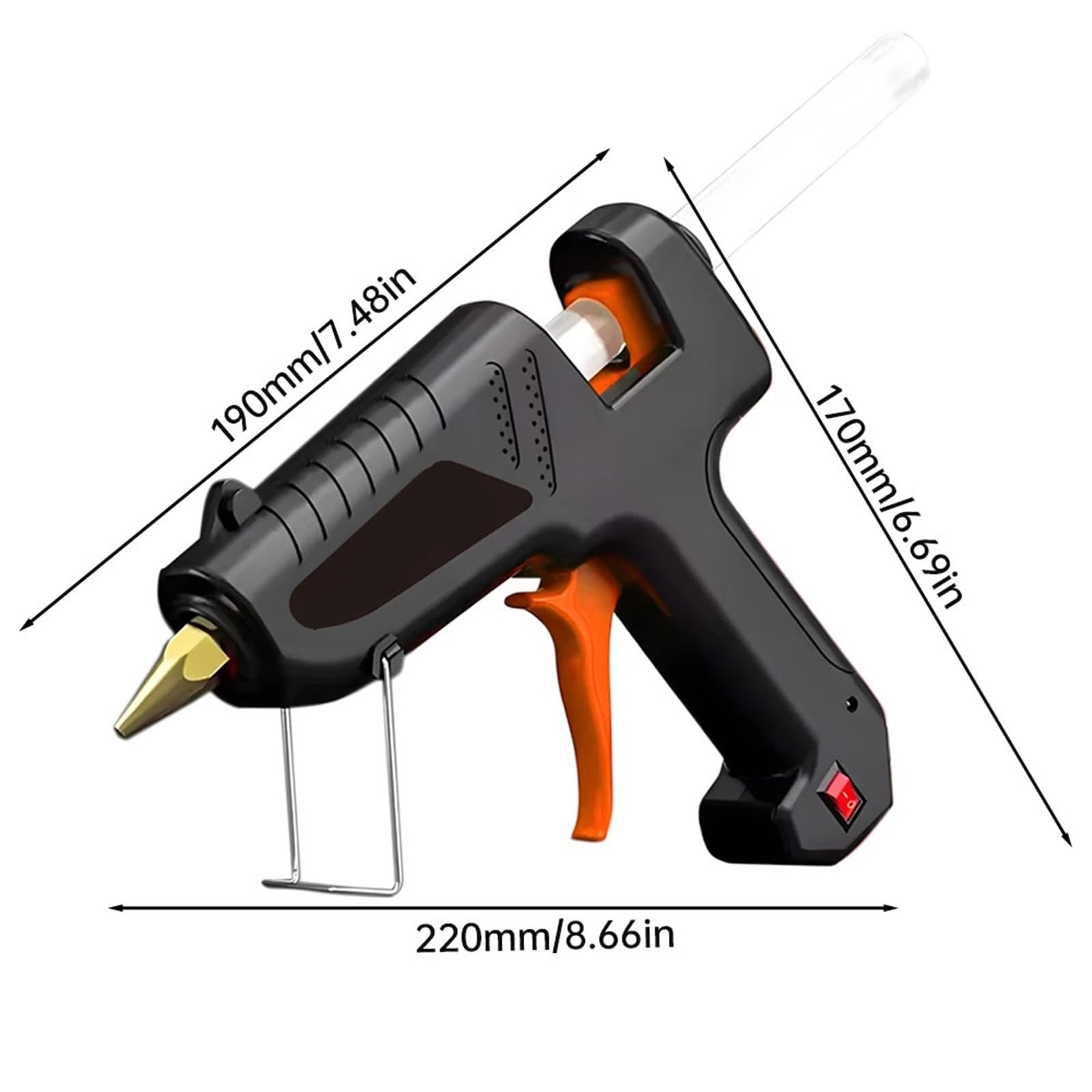 Pistolet do klejenia na gorąco, Gorące Topienie Pistoletu Kleju 11 Mm Piżcie Przemysłowe Elektrotermalna Temperatura Ciepła Narzędzia Do Naprawy Elektrycznej na naprawy domowe