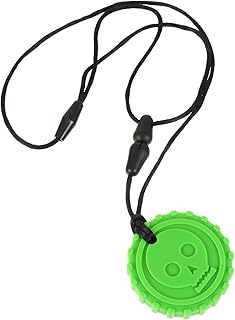 Totority Mordedor De Crânio Mordedor Molar Crianças Colar Corrente Com Pingente Colar Para Crianças Colar De Bebê Mordedor Infantil Colares Para Crianças Brinquedo Molar Bebê Mastigar