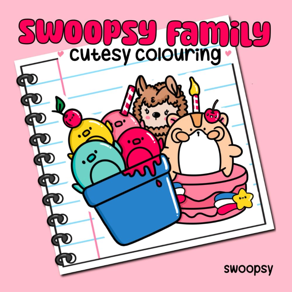 Swoopsy Family: Cutesy Colouring