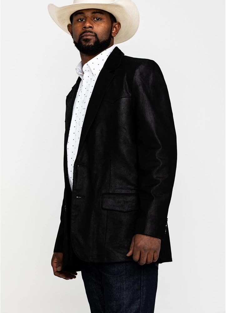 Cody James Men's Suede Blazer Jacket - 602-250 42 REG at Amazon