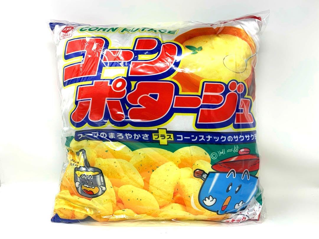 ☆ポテチ太郎☆ Amazon.co.jp: やおきん スナック クッション コーンポタージュ