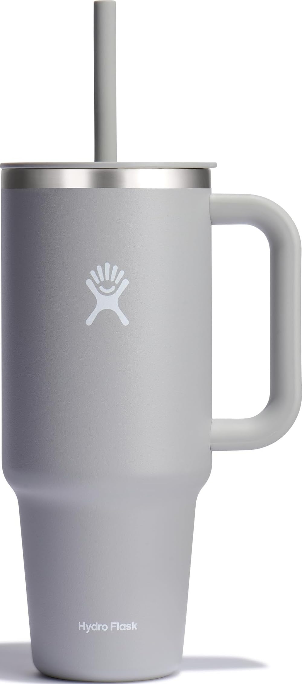 Hydro Flask 40 Oz Travel Tumbler with Handle, Lid and Straw - Insulated Stainless Steel in 40 Oz Birch Birch 40 Ounces