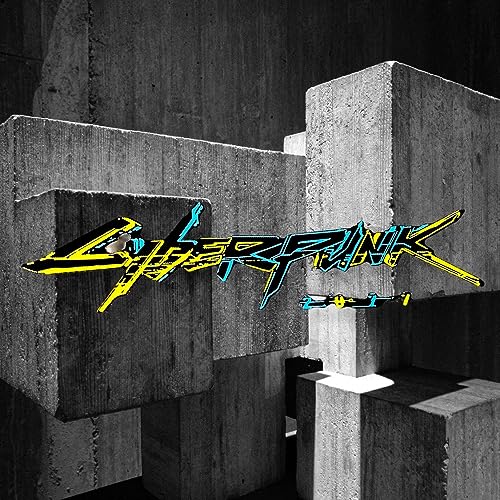 Image of Cyberpunk Vinyl Sticker and Car Decal - Water Proof, Reflective for Car, Laptop (Brown+Blue)