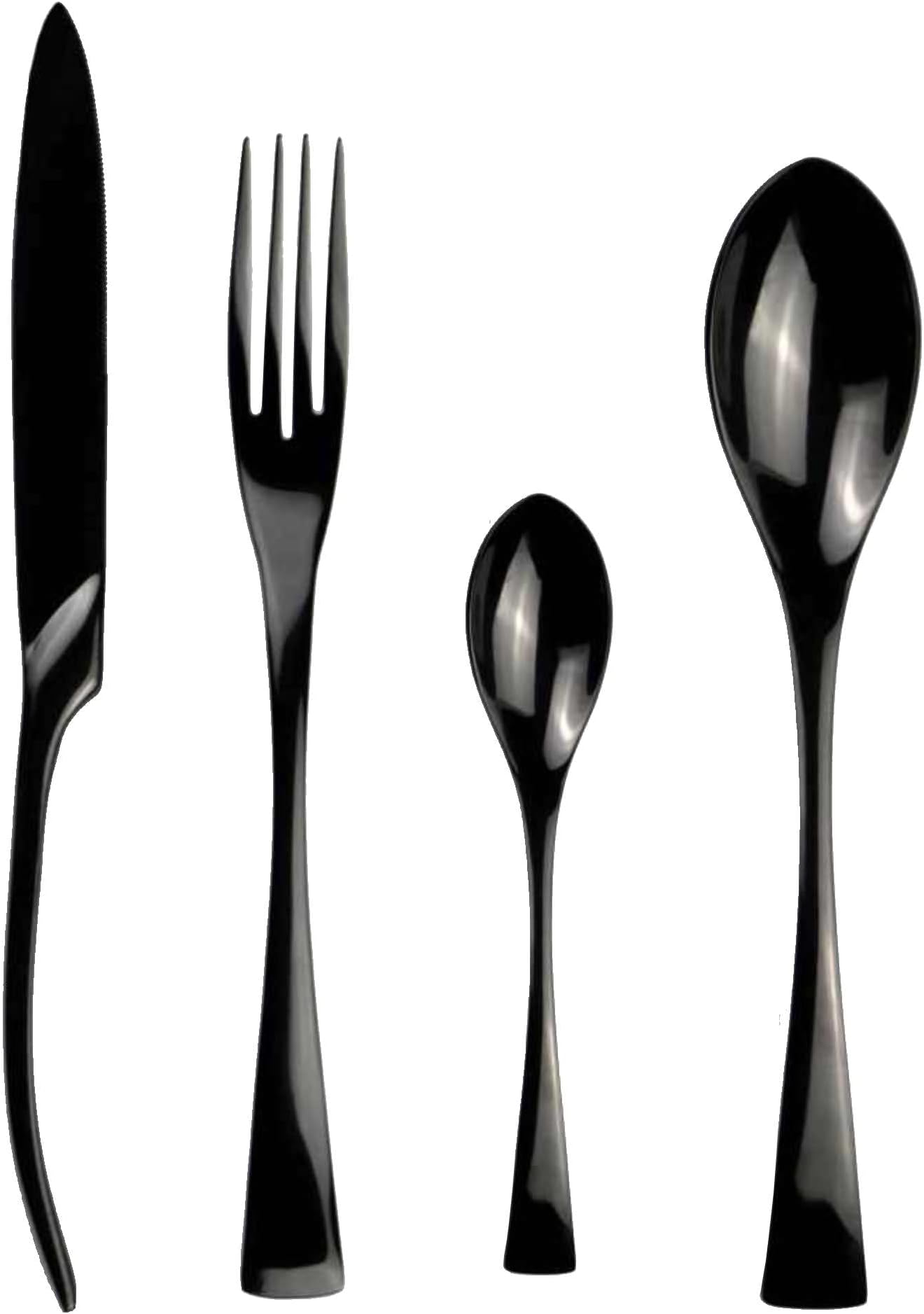 Lou Laguiole Comptoir - Ménagère 24 Pièces Rouge : Élégance Bistrot Moderne Pour 6 Personnes