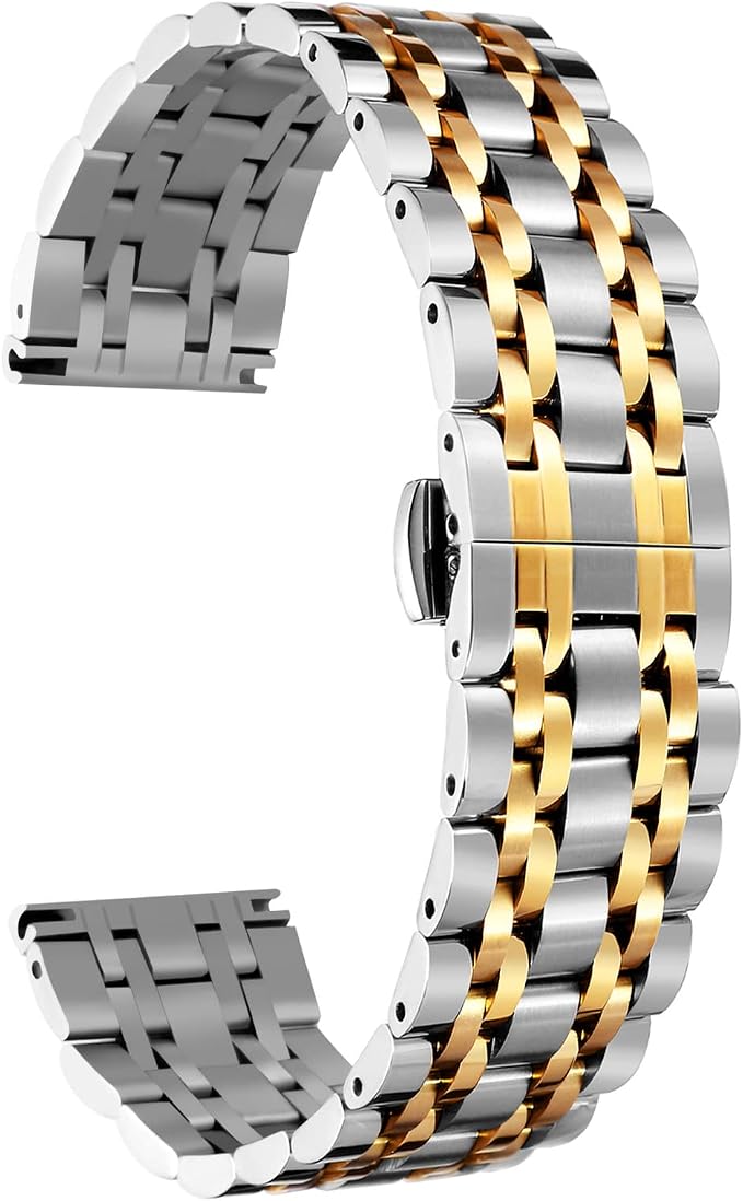 BINLUN Stainless Steel Watch Band 