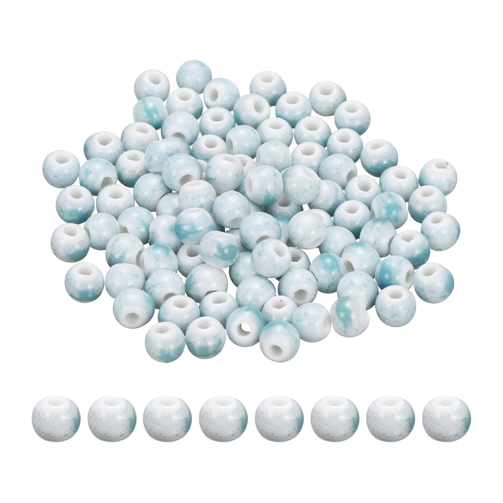 Perles en porcelaine 8 mm pour réussir facilement vos bijoux DIY sans défaut