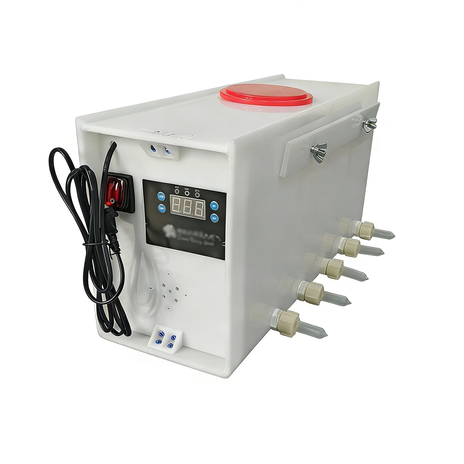 Máquina De Alimentación Para Lechones, Máquina Universal De Lactancia Para Corderos, Simulación De Sonido Y Tetina De Silicona, Alimentación De Silicona De Doble Cara(10Nipples)