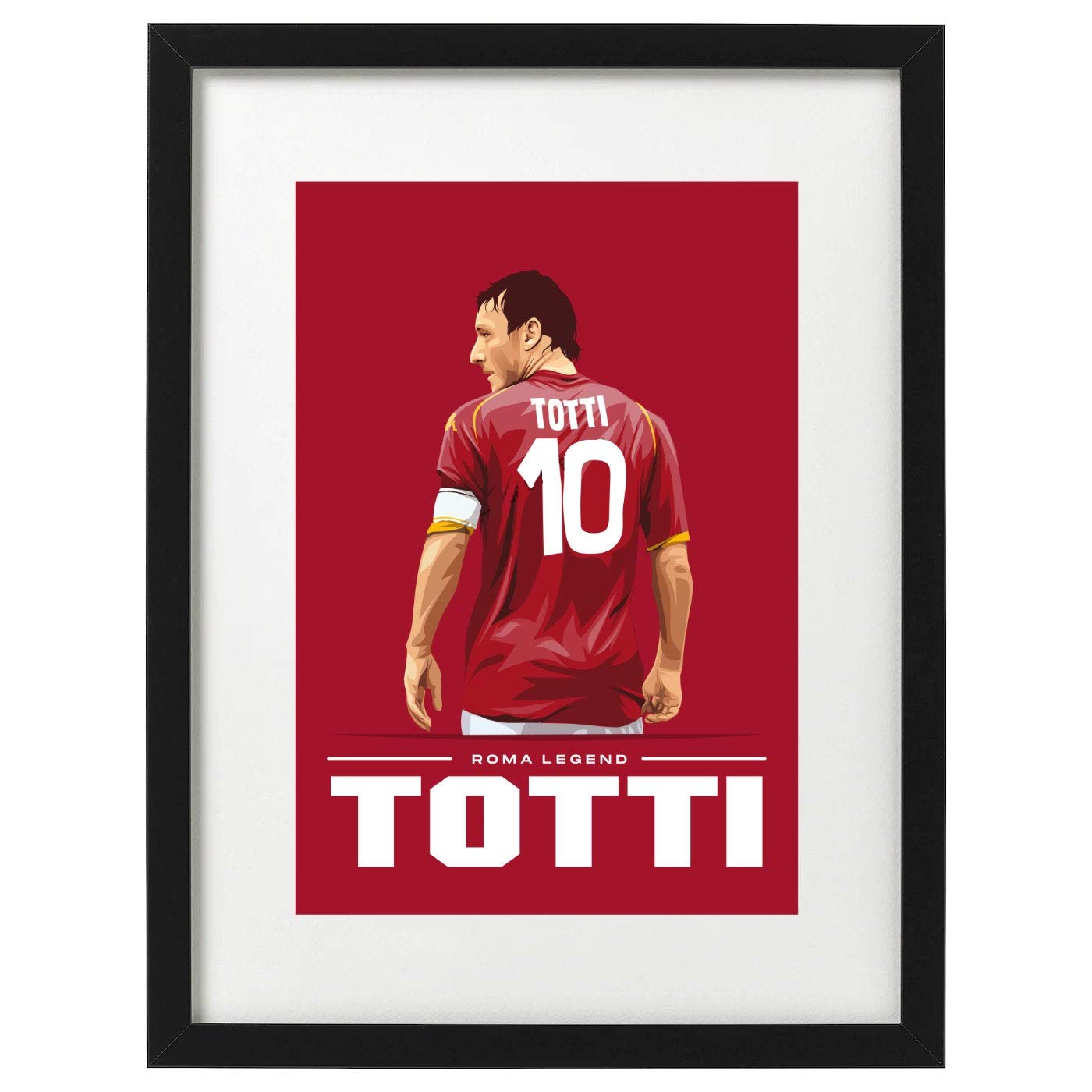Boomah AccessoriesFrancesco Totti - As Roma Art Poster with Frame (50x40cm)