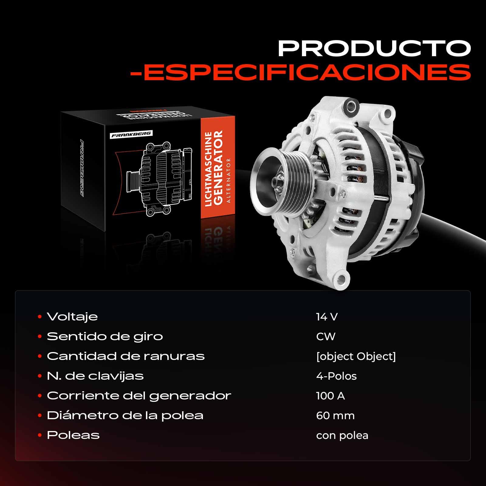 Frankberg generador alternador