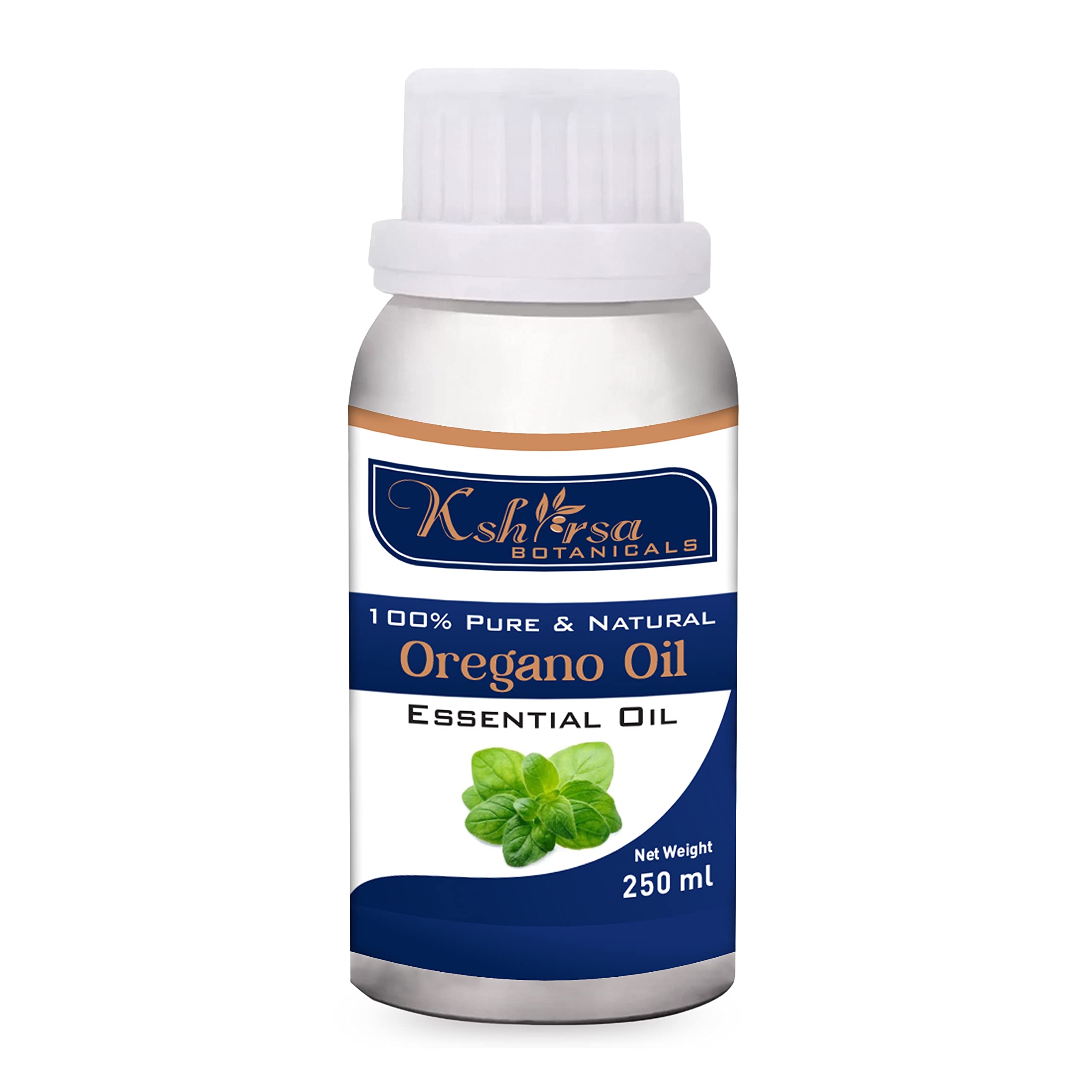100% Pure & Natural Oregano Esential Oil (Origanum Vulgare) For Skin Care & Hair Treatment - Steam Distilled (250 ml)