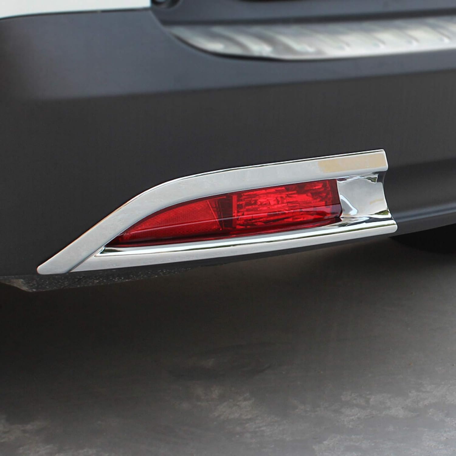 compatibility with for Honda CRV CR-V 2012-2014, ABS Chrome Car Trim Back Tail Rear Fog Light lamp Frame Parts