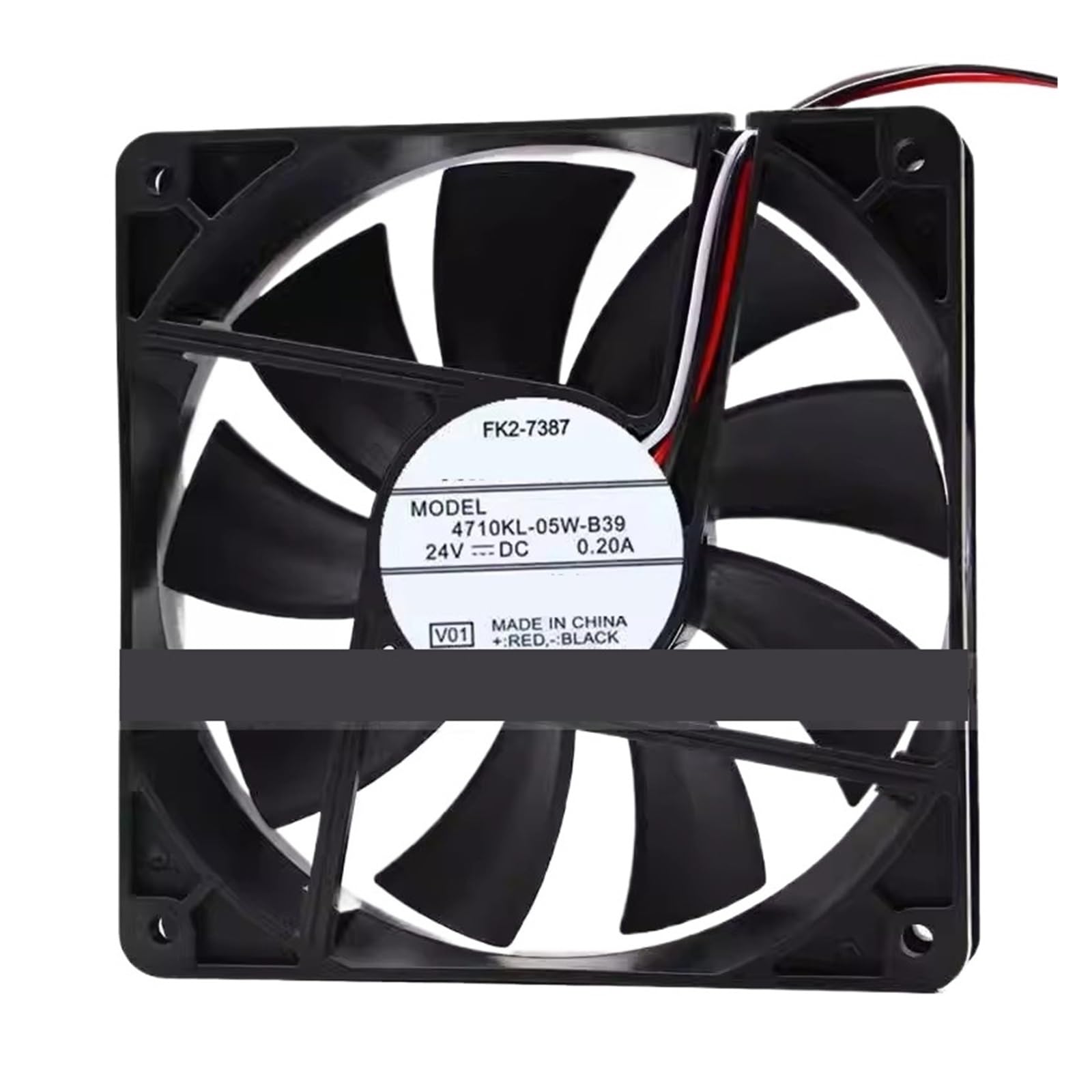 TPKMVGAP 4710KL-05W-B39 120 * 120 * 25MM 24V 0.2A 12CM 3-wire cooling fan(2wire E1)