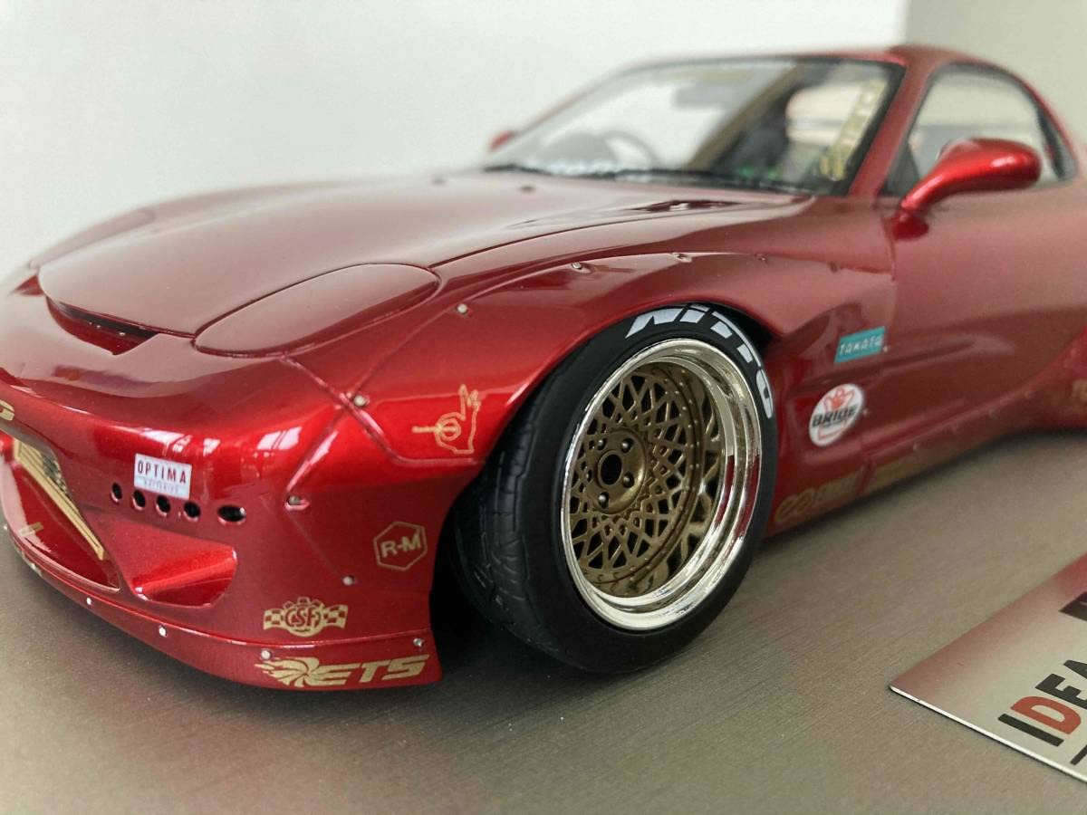 Amazon.co.jp: 土日は 1/18 Rocket Bunny RX-7 FD3S キャンディレッド