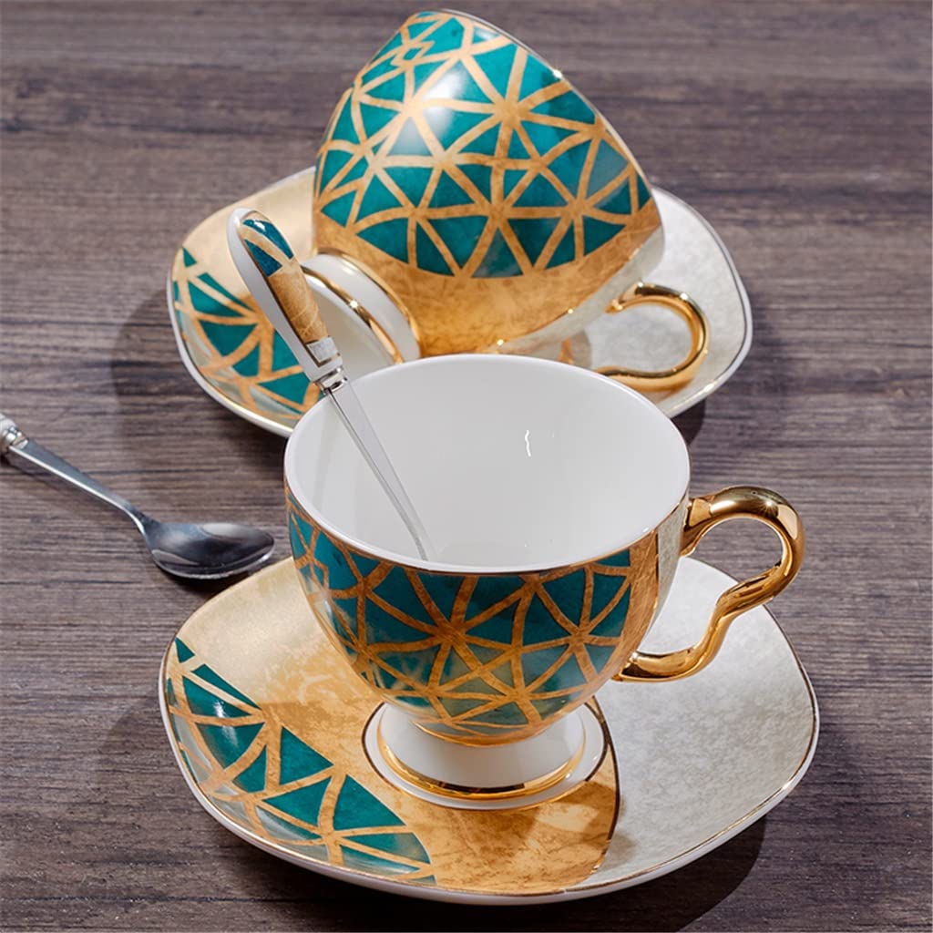 Zestaw Do Kawy Z Porcelany Kostnej Inkrustowany Złotem Porcelanowy Zestaw Do Herbaty Filiżanka Kubek Ceramiczny Mlecznik Czajniczek Dzbanek Na Mleko Naczynia Do Kawy