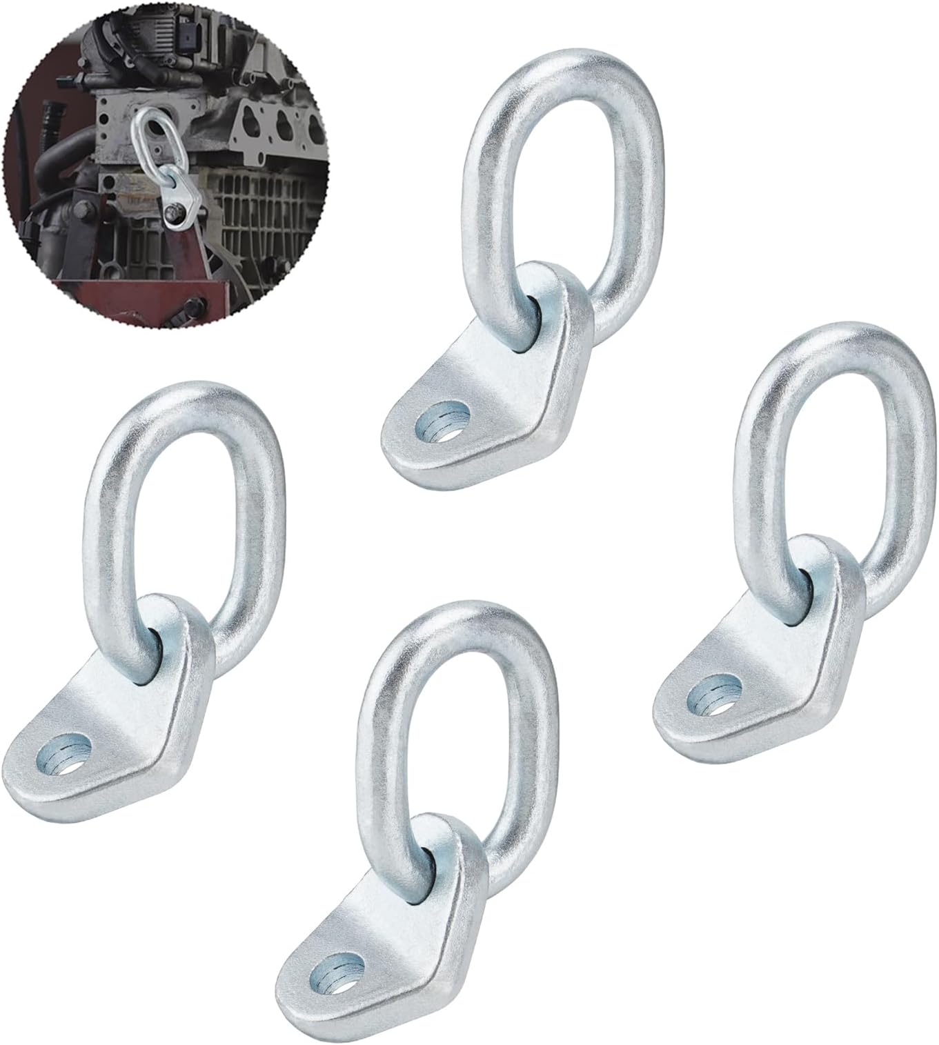 7100 Lifting Bracket Set 17700 lb Engine Lift Bracket, Forging Process, Pack of 4 Engine Support Bar for Load Levelers, Lifting Slings
