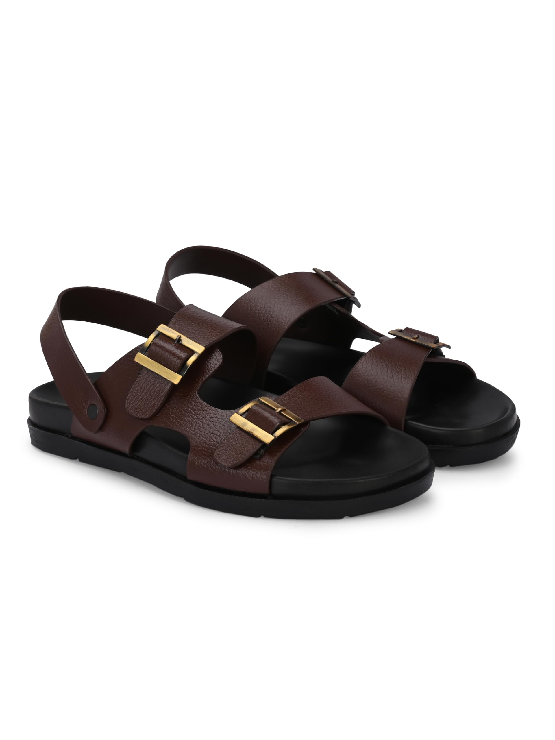 Men’s Open-Toe Strap Sandals | Stylish Slip-On Chappals,| Comfortable Soft Footbed, Lightweight & Durable Floaters | Perfect for Summer, Rainy Season, Casual, Outdoor & Festive Occasions-image-32