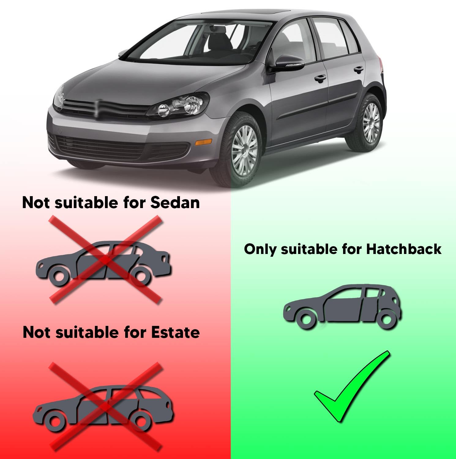 Deflektor, deflektory, do okien bocznych, kompatybilny z VW Golf 5 Golf 6 2003-2013, ochrona przed deszczem, deflektory, 4 sztuki, dopasowanie zewnętrzne