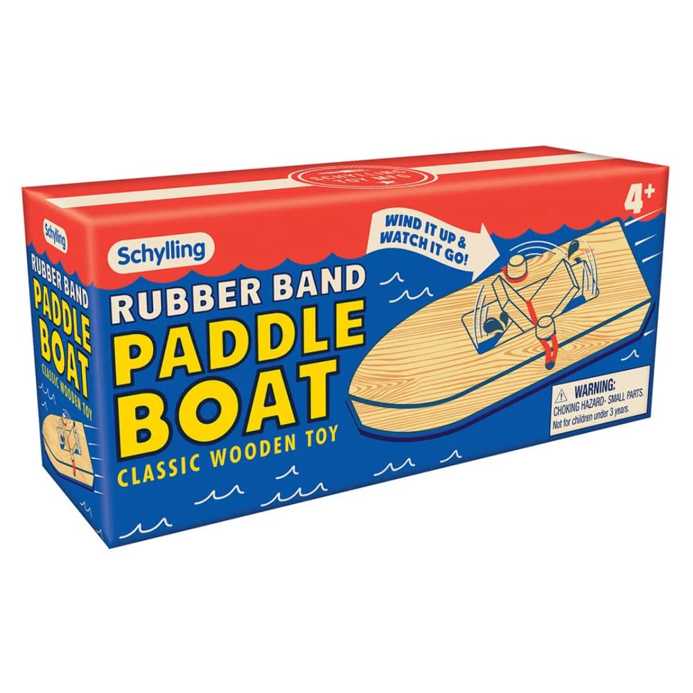 SchyllingRubberband Paddle Boat, 1 EA