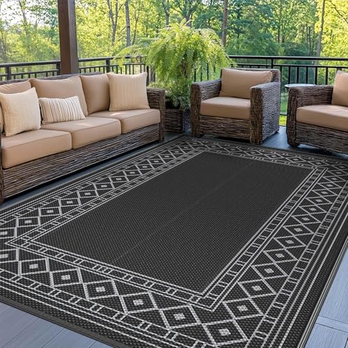 GENIMO Outdoor Teppich, 150 x 240 cm, Wasserdicht, Wendbar,...
