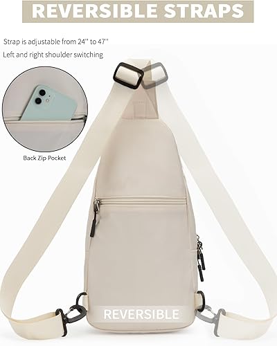 Miniatura 4 de Seoky Rop Bolso bandolera pequeño para hombres y mujeres, una correa para el hombro, bolsa cruzada para el cuerpo, mochila para viajes