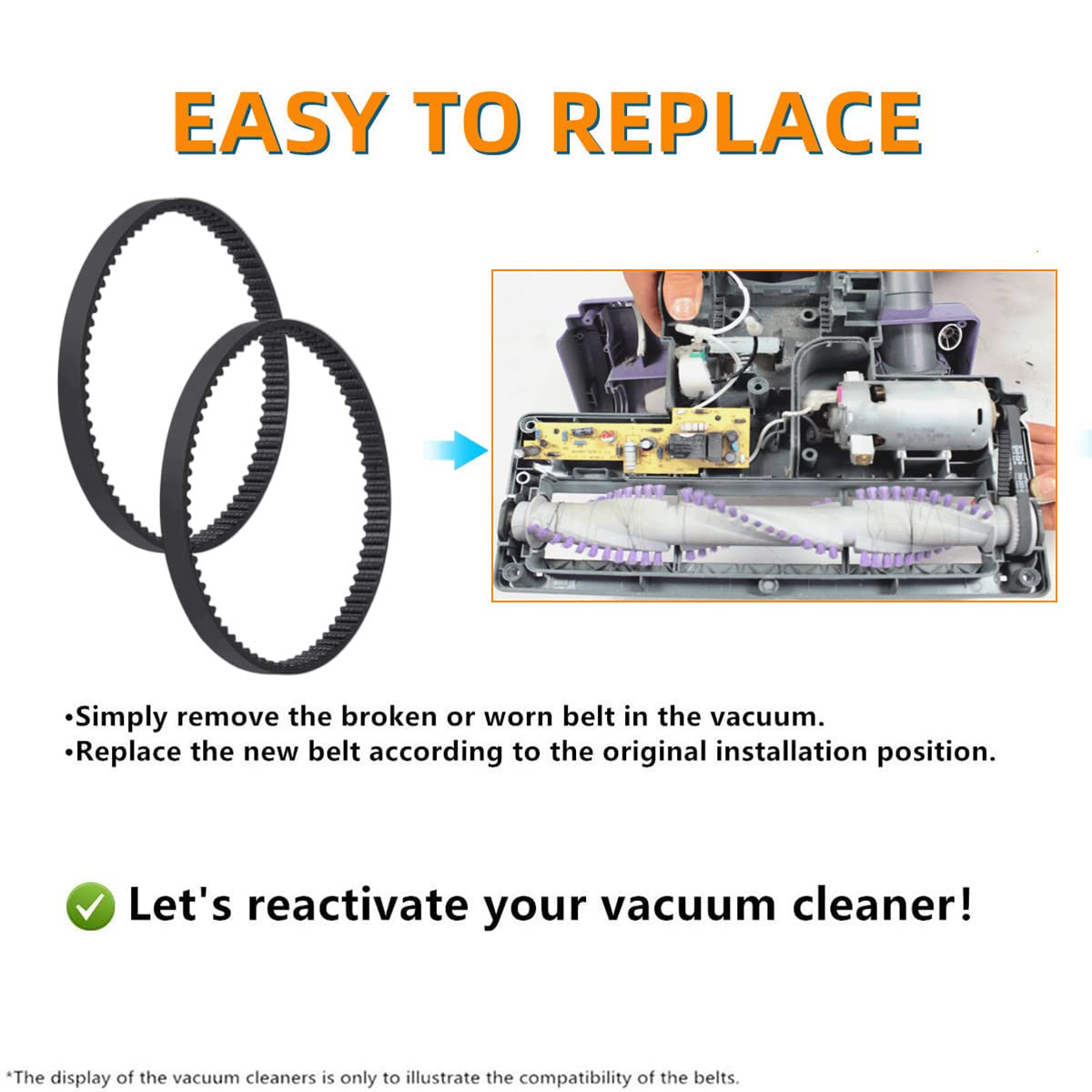 Shark vacuum belt replacement diagram NV352