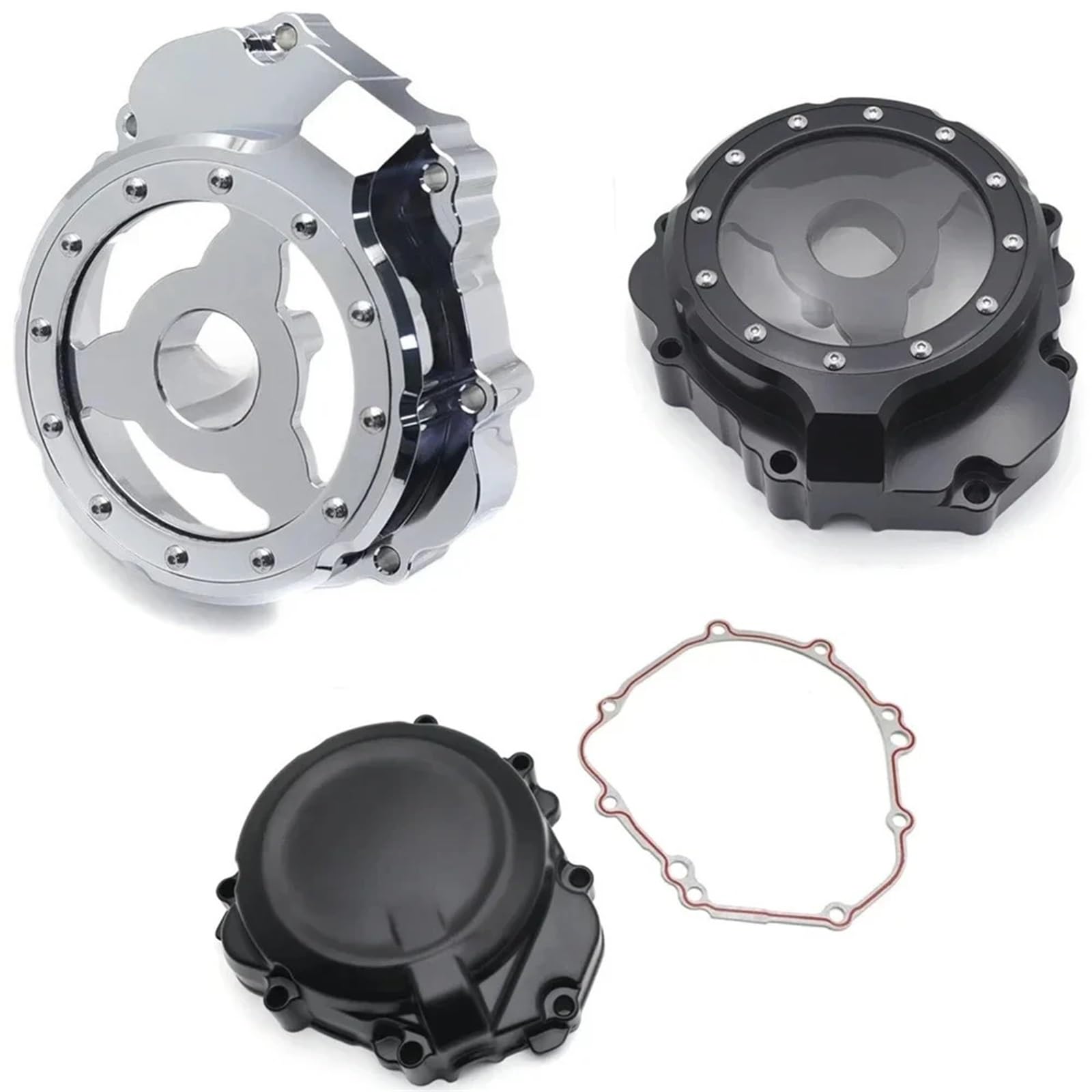 Cappuccio motore moto Sinistra Motore Statore Copertura Per GSX-S1000 2017-2020 17-20 Parti Del Motociclo Di Uso Generale Regolabile Kit Di Sostituzione Accessori