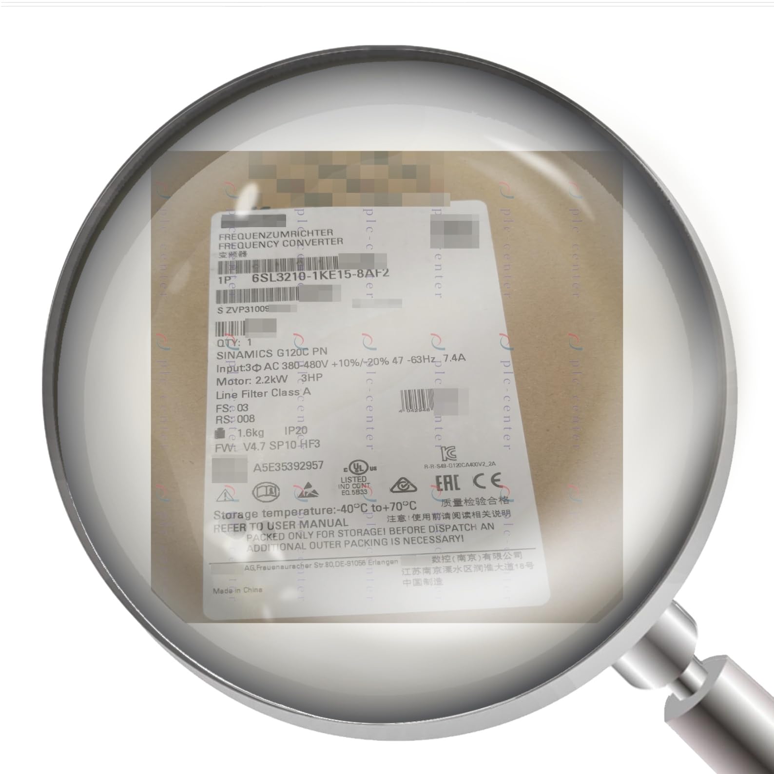 6SL3210-1KE15-8AF2 6SL3 210-1KE15-8AF2 New Inverter Drive