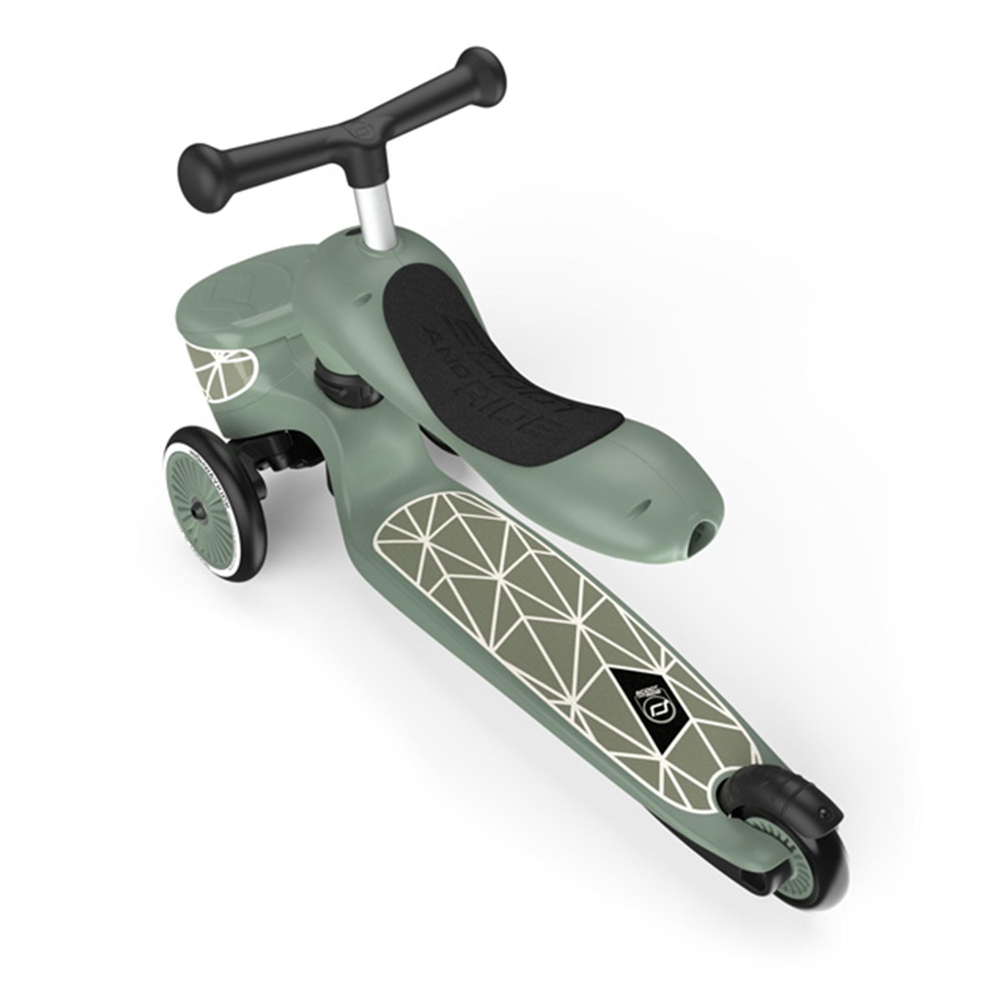 Scoot & Ride Unisex – Bambini Highwaykick 1 Lifestyle Kickboard con seduta e contenitore..