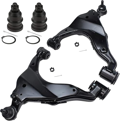 Miniatura 536 de Detroit Axle - Brazos de control delanteros inferiores con rótula + barras estabilizadoras de repuesto para Chrysler Dodge Intrepid 300M Concorde