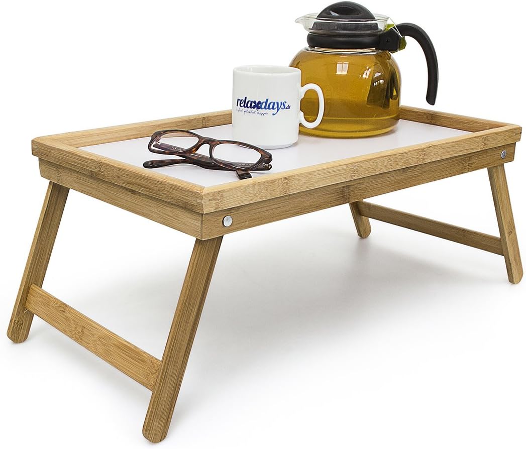 Navaris Vassoio Vasca Colazione Letto - Mensola Vasca Da Bagno In Bamb&ugrave; - Mensola Allungabile