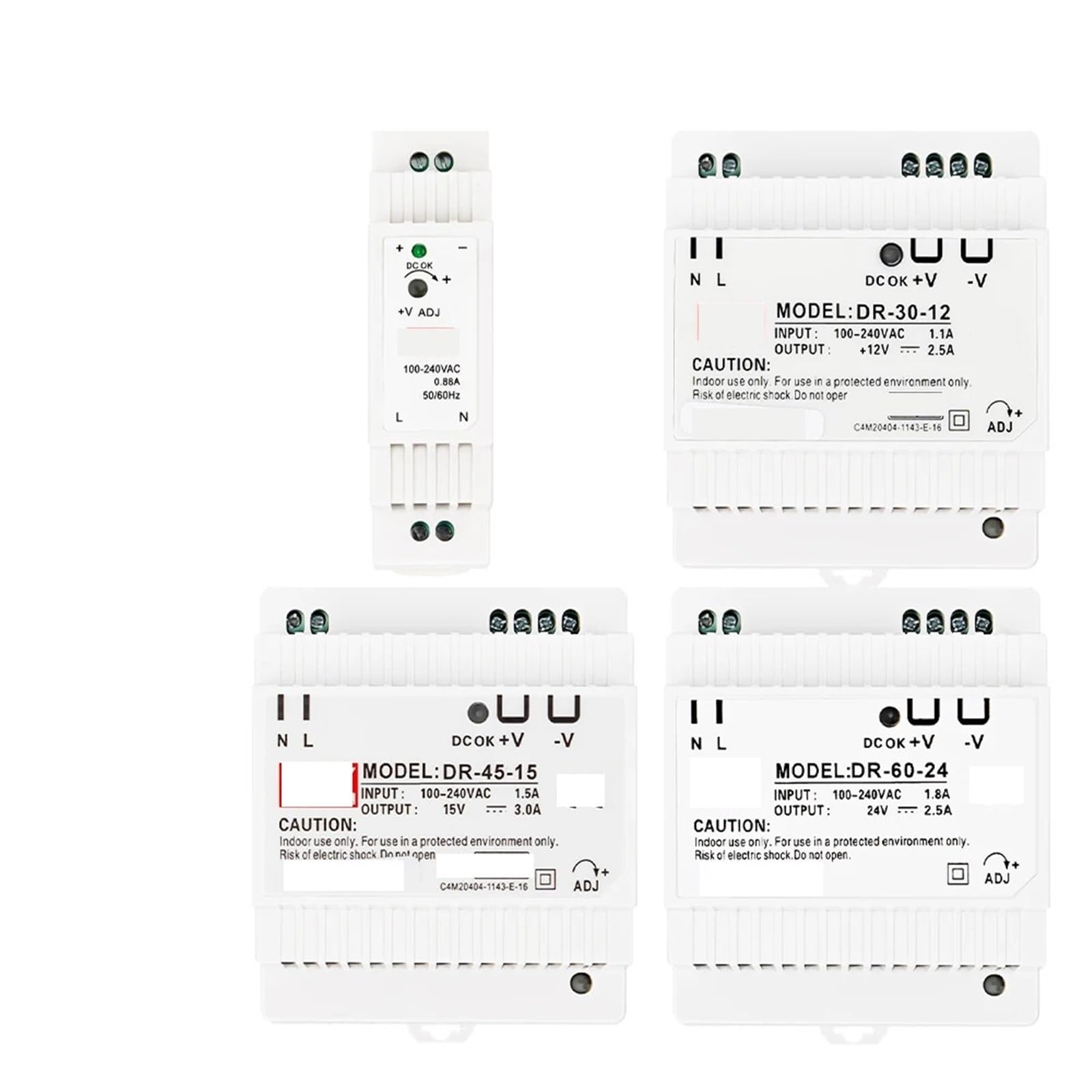 Alimentation DR-15 15V 15W pour stabiliser tension armoire de commande - 4