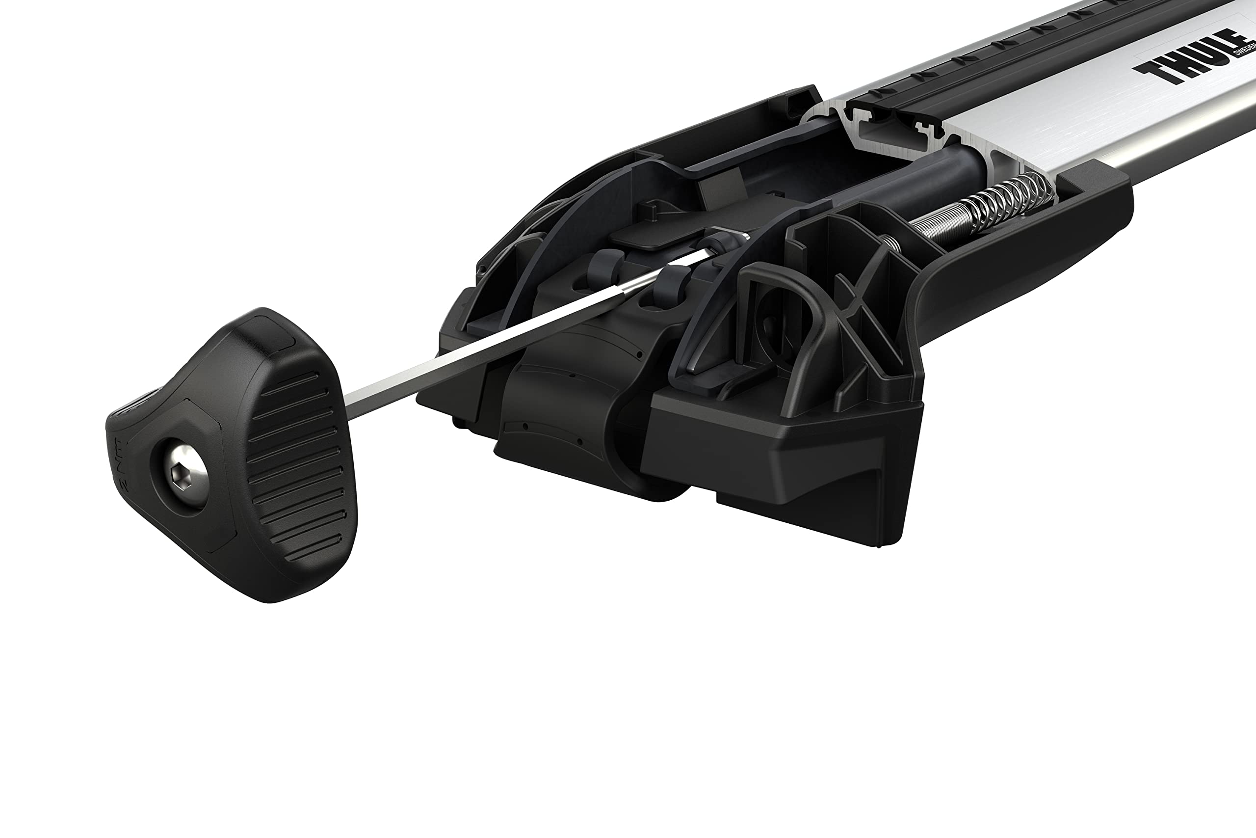 THULE AUTOMOCIÓN 7204 Thule Edge Raised Rail Portaequipaje, Sport, Multicolor (Multicolor), Ùnica
