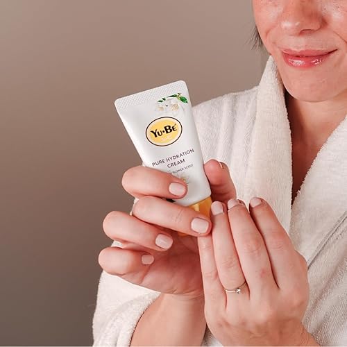 Vista 14 de Yu-Be Yuzu Pure Hydration Cream (Duo): Crema corporal y de manos, crema vegana para el cuidado de la piel para pieles sensibles y secas, extracto