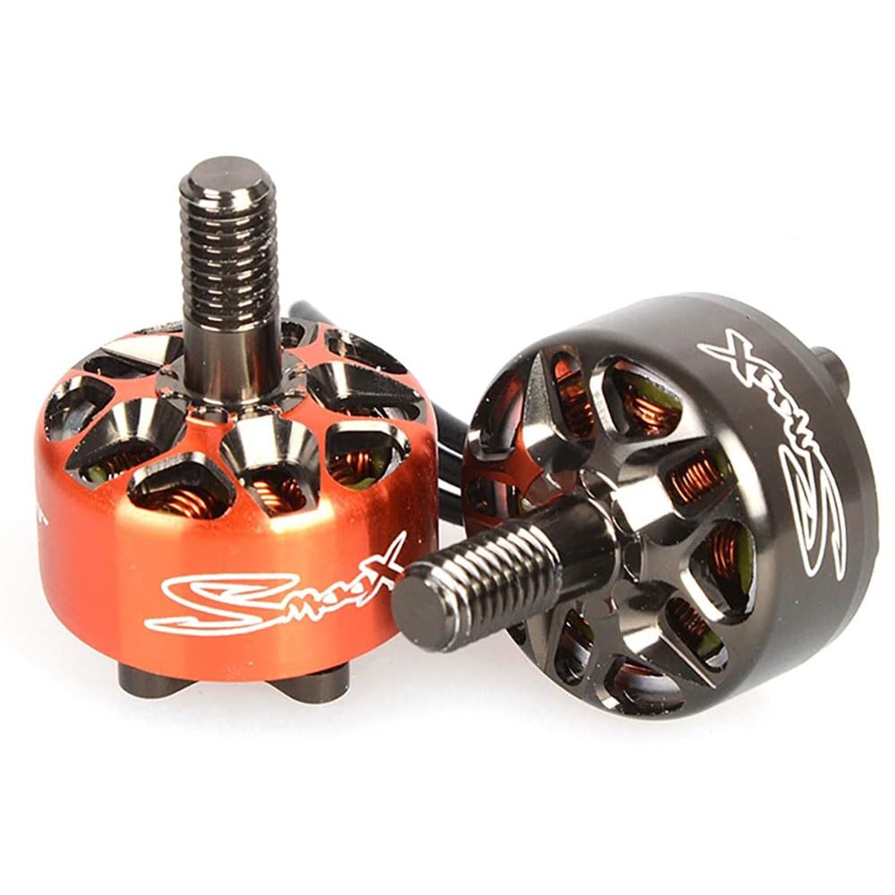 RCINPOWER SmooX 1507 Plus 2680KV 4 ~ 6S 4200KV 3 ~ 4S 3 "Cinewhoop Condotti Motore Brushless per RC FPV Racing Quadcopter Droni (4 PC 2680KV arancione)