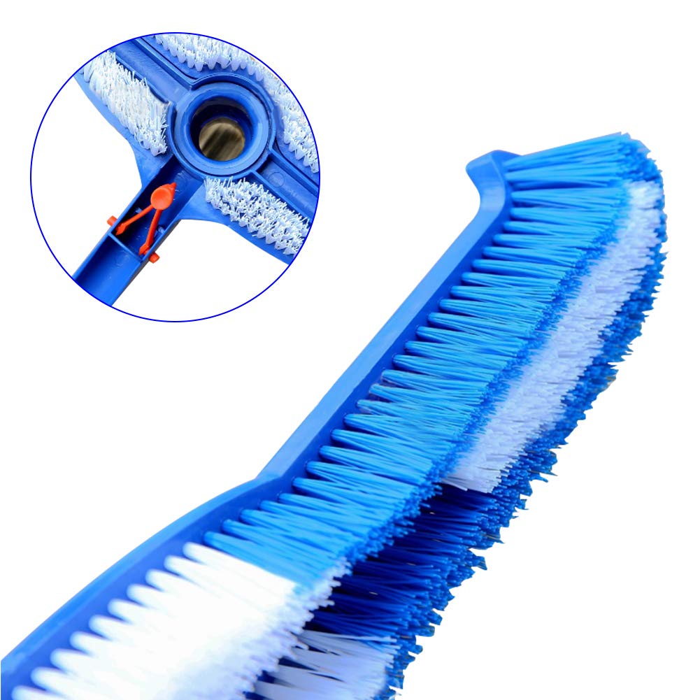 Cocoarm Tête D'Aspirateur De Piscine 2-en-1 Brosse Et Aspiration - Nettoyage Spa Et Piscine Efficace