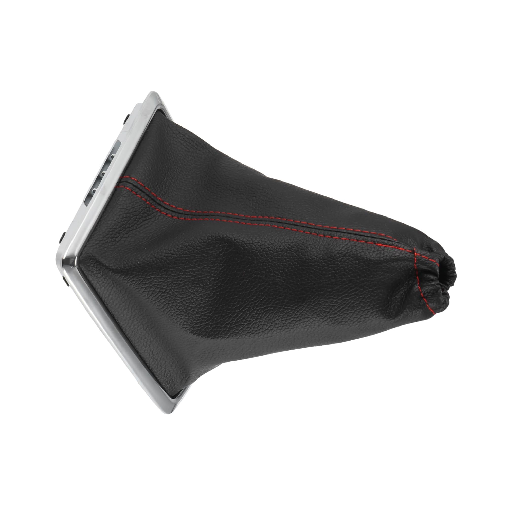 Soufflet De Levier De Vitesse En Cuir Pour Ford Fiesta 2002-2008 - Plusieurs Couleurs, Coutures Rouges !