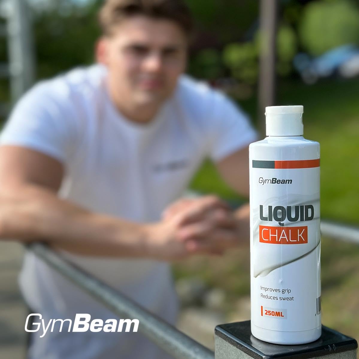 GymBeam Gesso Liquido, Magnesite Liquida per Fitness, Chalk per Arrampicata, Riduce la Sudorazione, Migliora la Presa, Aumenta Le Prestazioni, Non Macchia e Previene l'Inalazione
