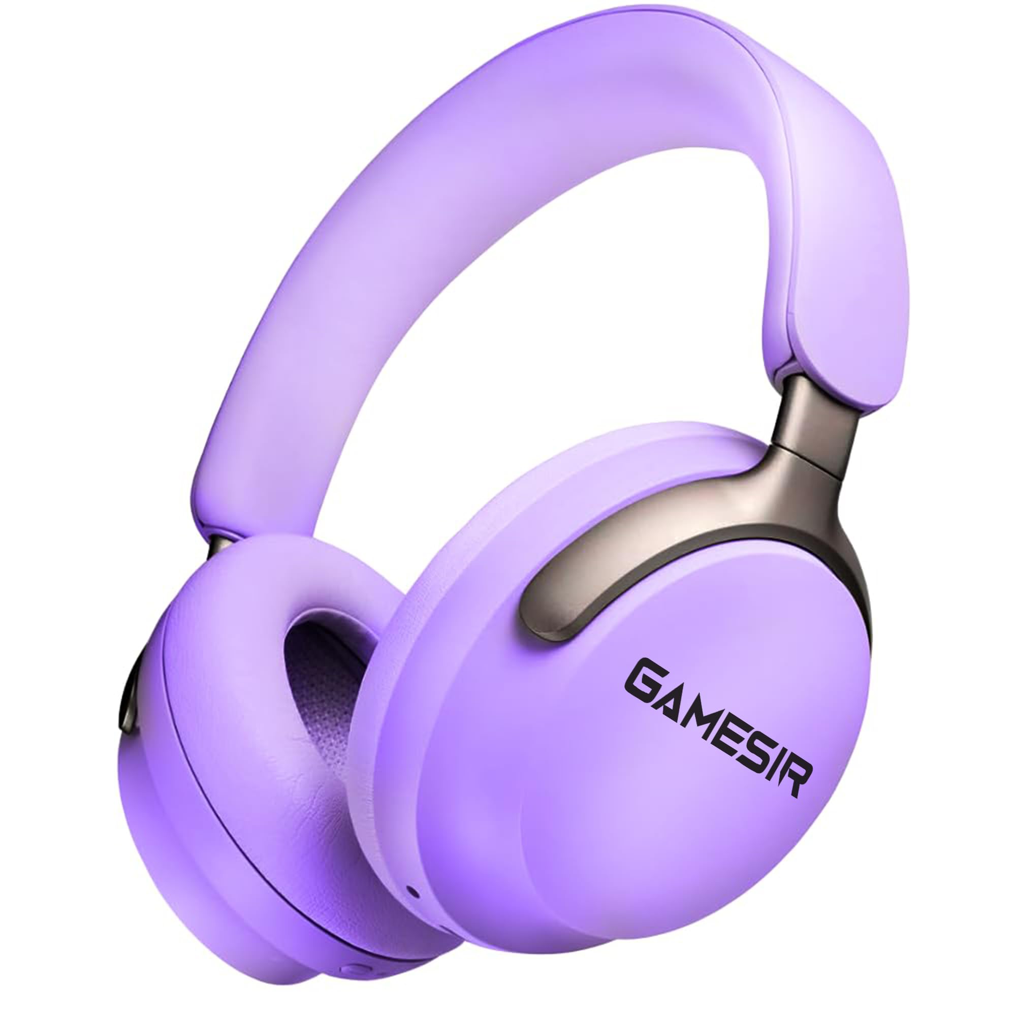 GameSir Newly Launches Echo Plus: Premium Over-Ear Wireless Bluetooth Headphones Deep Bass, Passive Noise Cancellation, Built-in Mic,5 Hours of Music & Talk Time, for Adults Men & Women (Purple)-image-22