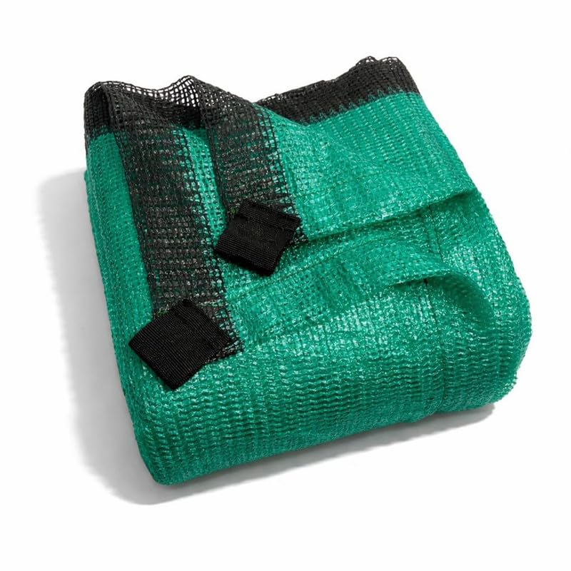 Image of 10 x 20 Ft 50% Green Shade Net with PP Loops | UV Stabilized HDPE Sun Shade Net for Garden, Plants & Nursery | Heat & UV Protection for Balcony, Terrace, Farming & Outdoor-Pack of 1 Piece