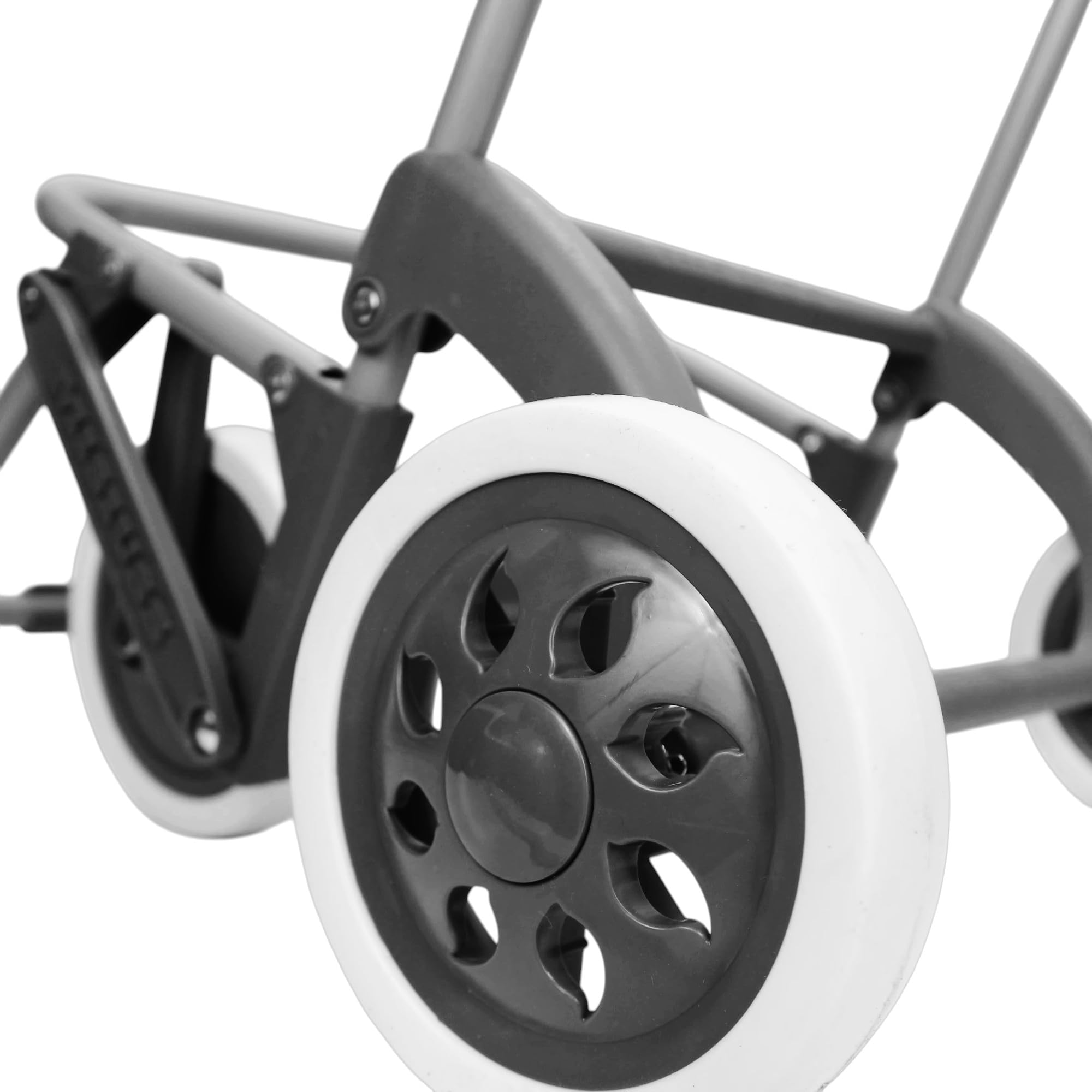 Carro de la Compra Plegable con Bolsa Térmica 4 Ruedas para Subir Escaleras, Carrito del Mercado, Bolsa Impermeable isotérmica de 46L litros. Porta Paraguas. (Morado)