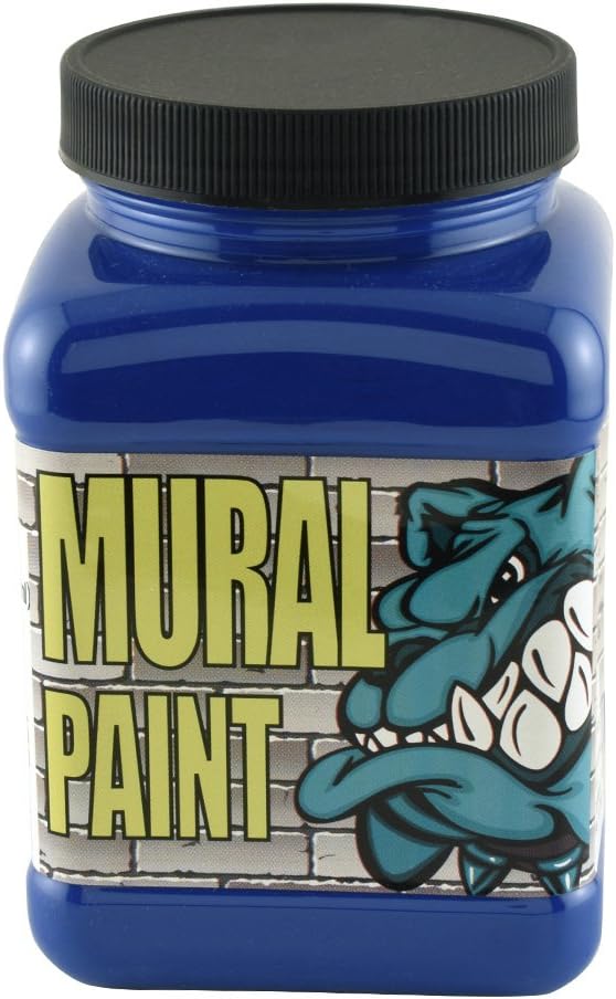 CHROMA Acrylic Mural Paint for Interior and Exterior Murals - Lightfast, Mixable, Hard-Wearing Vibrant Pigment, 16 Oz Ice (2399)