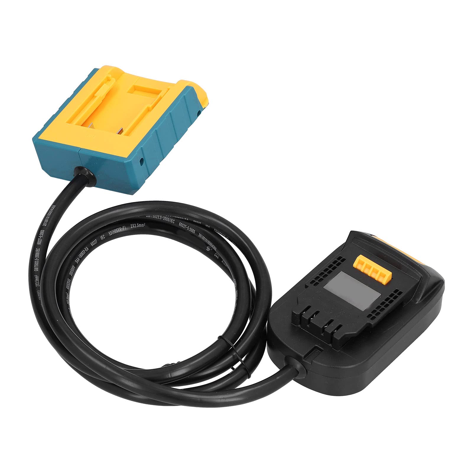 Cable de extensión del Adaptador de batería Mavaol 1.5m, Alcance Largo, Reduce la Carga de Trabajo y la Fatiga, Compatible con baterías de Litio DCB200 de 18V 20V 20V, para