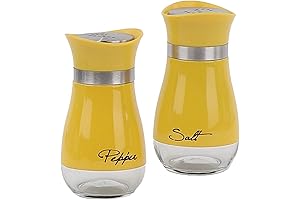 Vibrant Yellow Salt and Pepper Shakers: Add a Dash of Cheer to Your Table